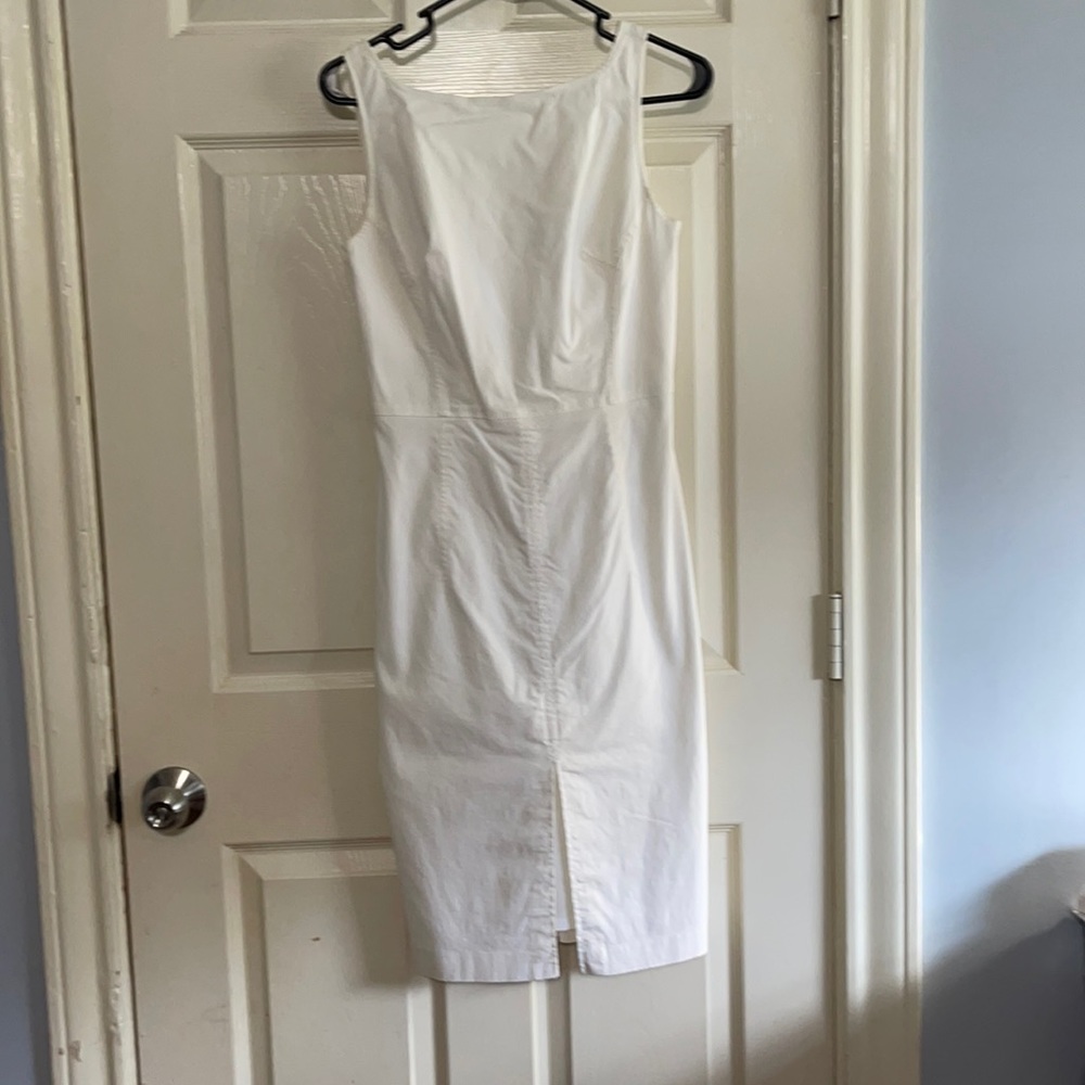 White EXPRESS fitted size 5/6 dress